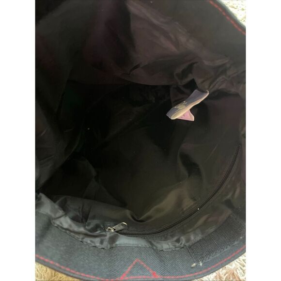 Disney's Winnie The Pooh Tote Bag Red Black Plaid - Picture 6 of 11